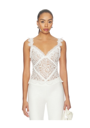 Lovers and Friends Daphne Top in White. Size XXS. Also in XS, S, M, L.