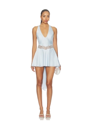 Lovers and Friends Melinda Mini Dress in Baby Blue. Size XXS. Also in XS, S, M, L, XL.