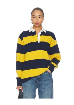 NILI LOTAN Rashida Rugby Sweater in Multi. Size XS. Also in S, M, L.