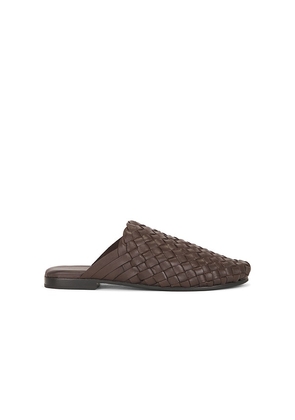St. Agni Bunto Woven Slide in Chocolate. Size 36. Also in 37, 38, 40, 41.