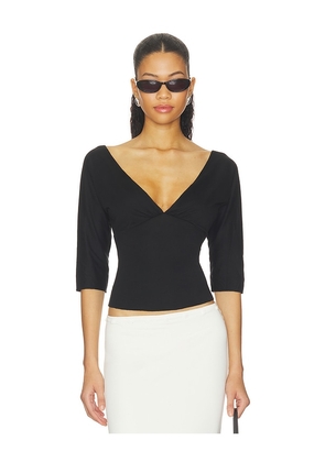 With Jean Lana Top in Black. Size S. Also in XXS, XS, M, L, XL.