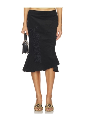 With Jean Naomi Skirt in Black. Size S. Also in XS, M, L.