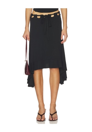 With Jean Carrie Skirt in Black. Size S. Also in XXS, XS, M, L.