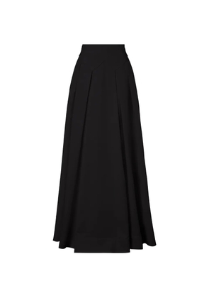 Temperley London Elodie pleated maxi skirt - Black
