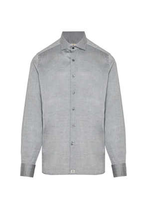 Sonrisa twill-weave long-sleeve shirt - Grey