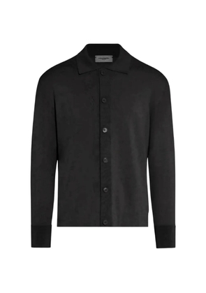Paolo Pecora knitted long-sleeve shirt - Black