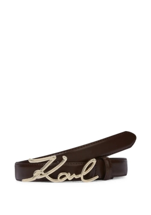 Karl Lagerfeld K/Signature hip belt - Brown