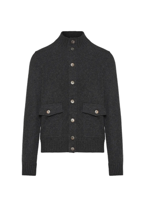 Gran Sasso button-up pocket-detail cardigan - Grey