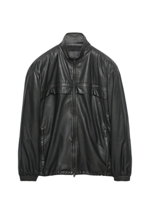 Prada nappa leather jacket - Black