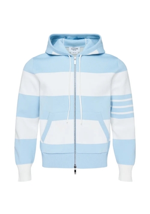 Thom Browne Rugby Stripe hoodie - Blue