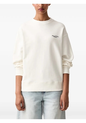 Marc O'Polo graphic-print crew-neck sweatshirt - White