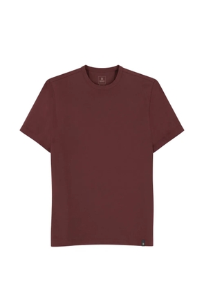 Boggi Milano T-shirt in diagonal cotton blend jersey B Tech - Red
