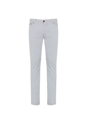 Richard J. Brown Tokyo logo-embroidered slim-fit trousers - White