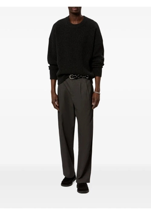 MARANT ribbed-knit crew-neck sweater - Black