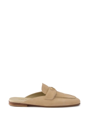 Prada nubuck mules - Neutrals