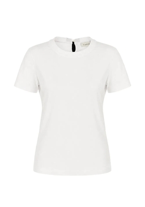 Lanvin grosgrain bow-detail T-shirt - White