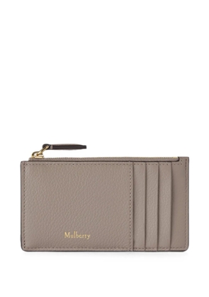 Mulberry Continental zipped card holder - Neutrals