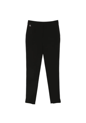ALESSANDRO LEGORA logo-plaque slim-fit trousers - Black