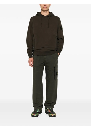 Stone Island Compass-patch hoodie - Green
