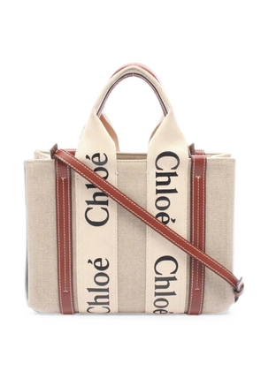 Chloé Pre-Owned 2000s small Woody tote bag - Neutrals