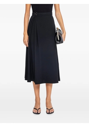 NISSA high-waisted midi skirt - Black