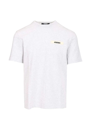 Jacquemus logo-patch T-shirt - Grey