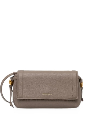Coccinelle mini Coccinelle Thess grainy leather shoulder bag - Grey