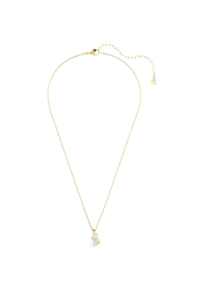 Swarovski Swan crystal-embellished necklace - Gold