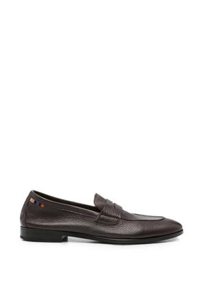 Paul Smith Murano grained leather loafers - Brown