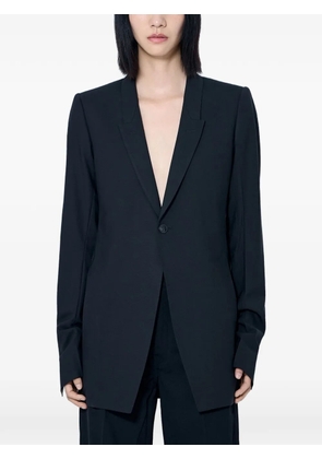 Rick Owens single-breasted buttoned blazer - Black