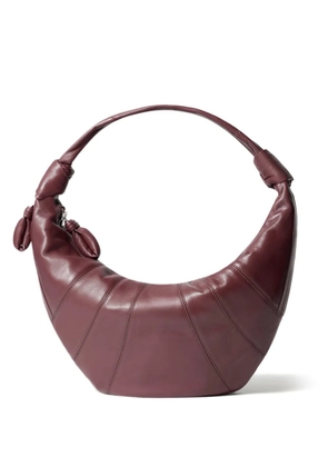 LEMAIRE Fortune Croissant bag in leather - Red