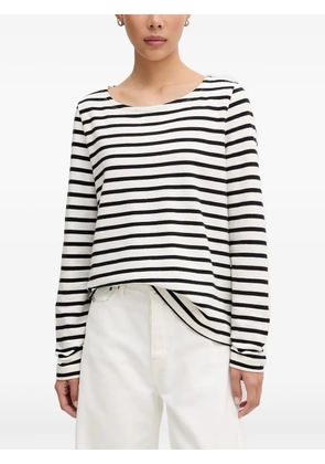 Marc O'Polo horizontal-stripe long-sleeve T-shirt - White
