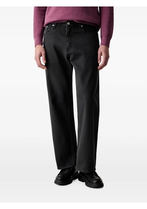 Marc O'Polo logo-patch jeans - Black