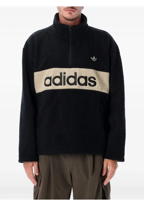 adidas fleece quarter-zip sweatshirt - Black