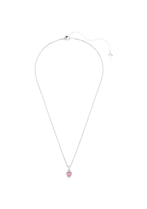 Swarovski heart-pendant necklace - Silver