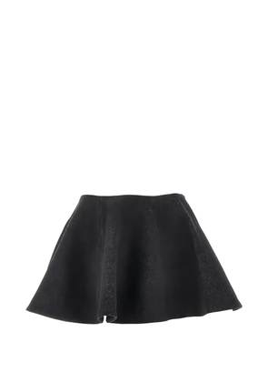 GANNI flared mini skirt - Grey
