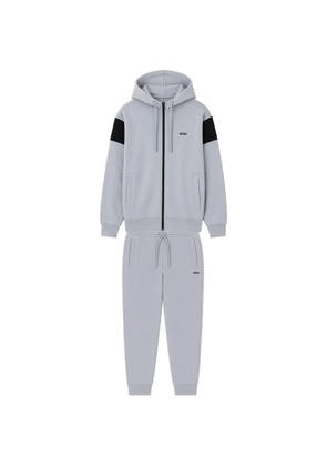 BOSS logo-print tracksuit - Grey