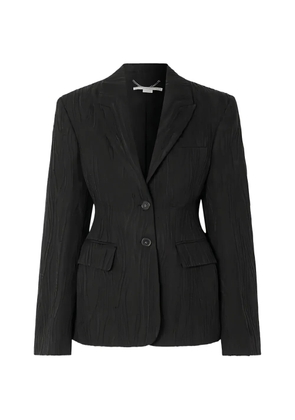 Stella McCartney textured single-breasted blazer - Black