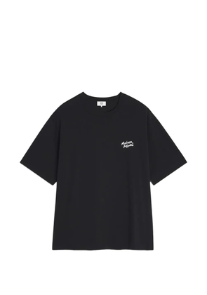 Maison Kitsuné logo-print T-shirt - Black