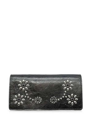 Htc Los Angeles flower-studded wallet - Black