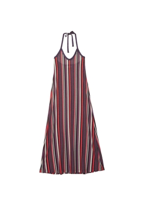 Ottod'Ame striped maxi dress - Purple