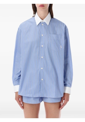 Sporty & Rich cotton striped shirt - Blue
