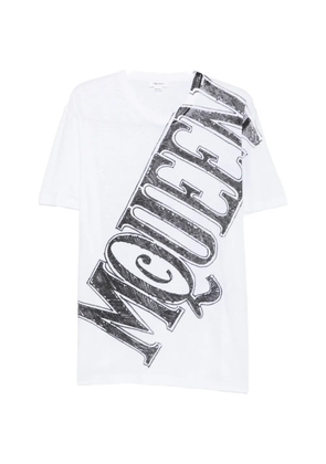 Alexander McQueen logo-print T-shirt - White