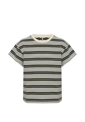 rag & bone striped-pattern T-shirt - Green
