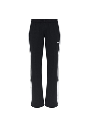 adidas logo-embroidered side-stripes track pants - Black