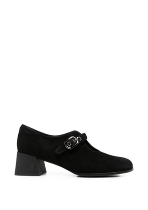 LINDA BAUMANN buckle-fastening block-heel pumps - Black