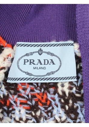 Prada Pre-Owned 10s geometric-motif sweater - Neutrals