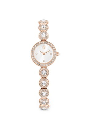 Swarovski crystal-embellished 20mm watch - White