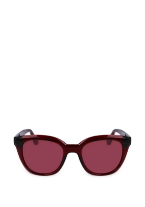 Ferragamo round-frame sunglasses - Red