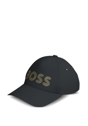BOSS logo-print baseball cap - Black